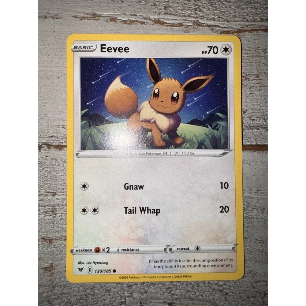 Pokémon Eevee 6 Card Lot Hidden Fates Reverse Holo Evolving Skies Prismatic